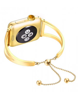 Correa Para Applewatch Metálica Mujer 01 Gold 42mm / 44mm