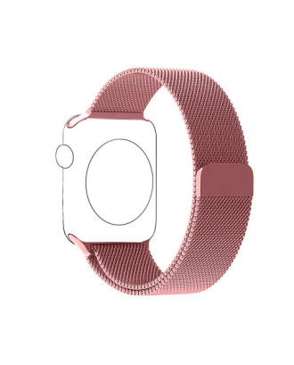 Correa Para AppleWatch Loop Milanese Magnetica Acero 42mm / 44mm Rose Pink