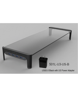 Base Apoyo compatible con Mac Monitores Vidrio Templado USB