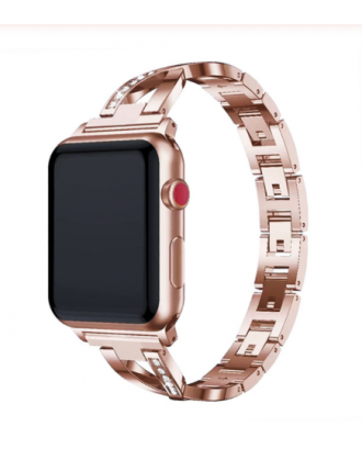 Correa Para Applewatch Metálica Mujer 02 Gold 42mm / 44mm