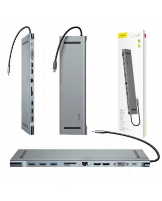 Docking USB-C Para Notebook Macbook 12 en 1 Goforit