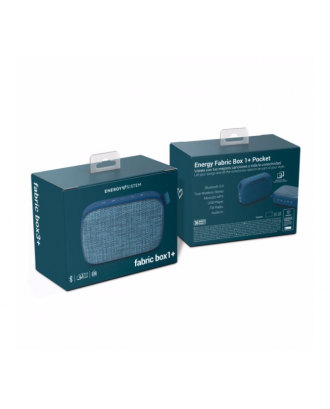 Parlante Bluetooth Fabric Box 1+ Energy Sistem Blueberry