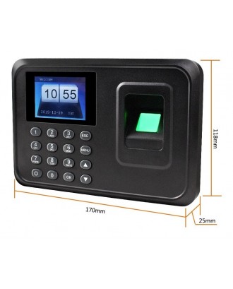 Reloj Control Asistencia Biométrico Huella Digital
