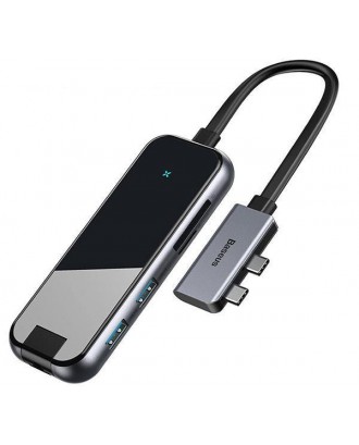Docking USB-C Doble Baseus 8 en 1 MacBook Pro Touchbar Air 2018 4k
