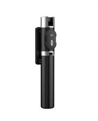 Baston Selfie Minitripode Control Bluetooth Streaming P70 Negro