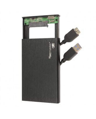 Cofre Disco Duro y SSD Notebook 2.5 USB 3.0 Aluminio Tecmaster