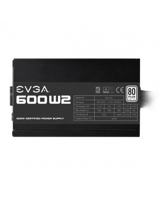 Fuente Poder EVGA W2 600W Certificada 80 Plus