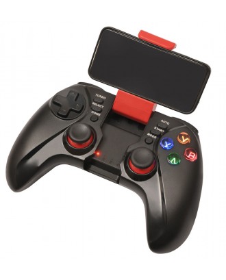 Control Joystick Gamepad Bluetooth Celular Iluminado Android PC Rojo