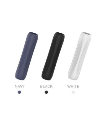 Set Grips Agarre Para Apple Pencil 1 Blanco Azul Negro