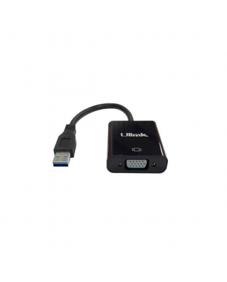 Adaptador USB a VGA UL-USBVGA3 Ulink Negro