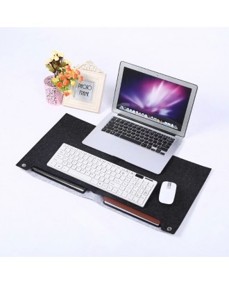 Mousepad Para Notebook Macbook Fieltro 63x30CM 2 Bolsillos
