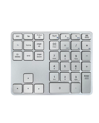 Teclado Numerico Alum. Bluetooth Mac Notebook 35 Tec. Silver