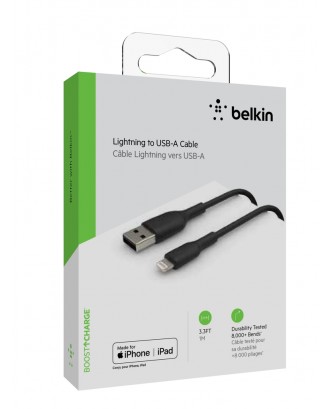 Cable para iPhone iPad Certificado 1MT Lightning Belkin