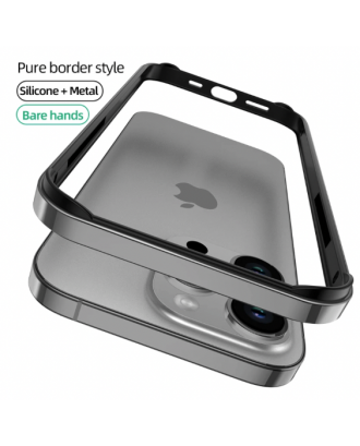 Carcasa Bumper Aluminio Para iPhone 15 Pro Goforit