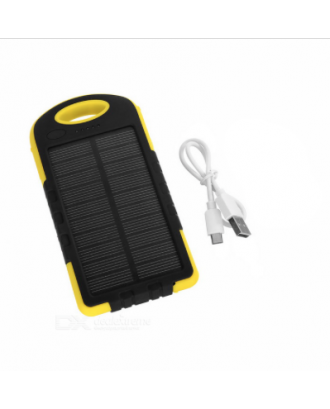 Bateria externa celular  6000MAH solar led antigolpe